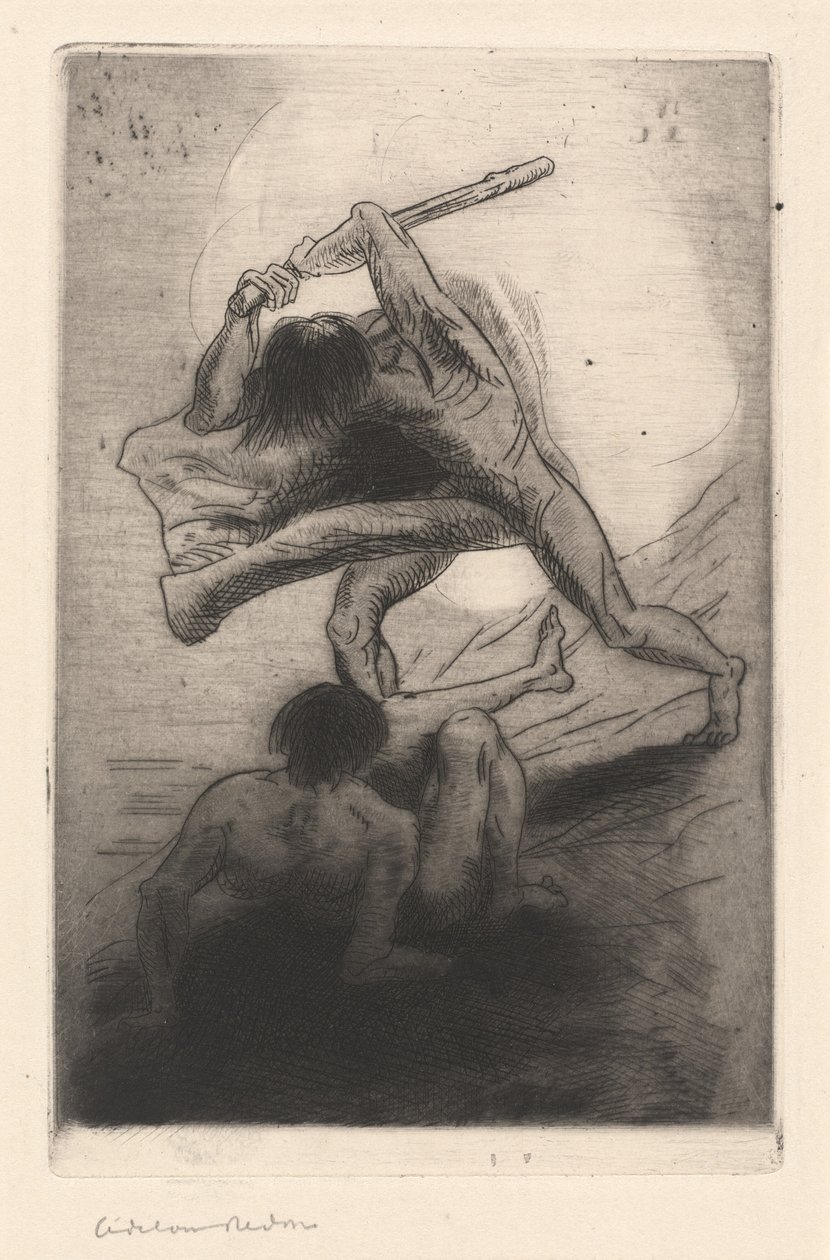 Kain ja Abel tekijältä Odilon Redon