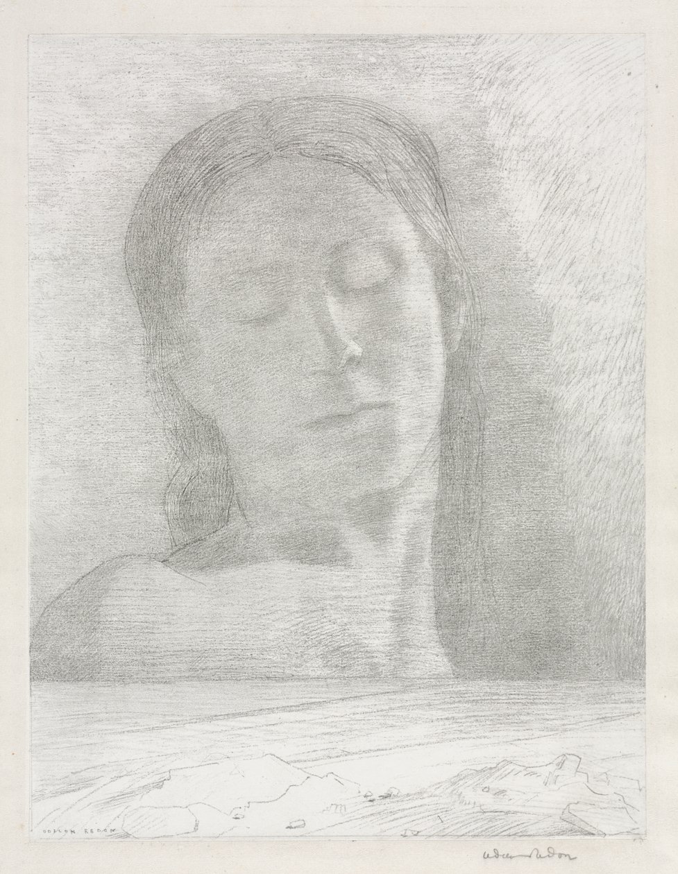 Suljetut silmät tekijältä Odilon Redon
