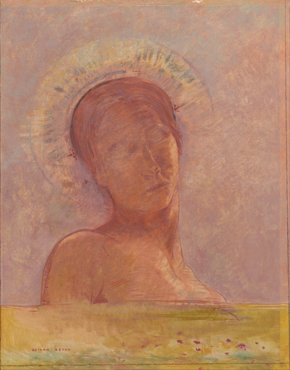 Suljetut silmät tekijältä Odilon Redon