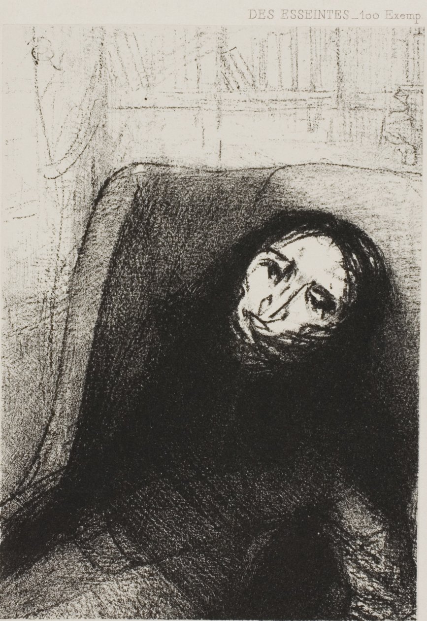 Des Esseintes, J.K. Huysmansin A Reboursin etukappale tekijältä Odilon Redon