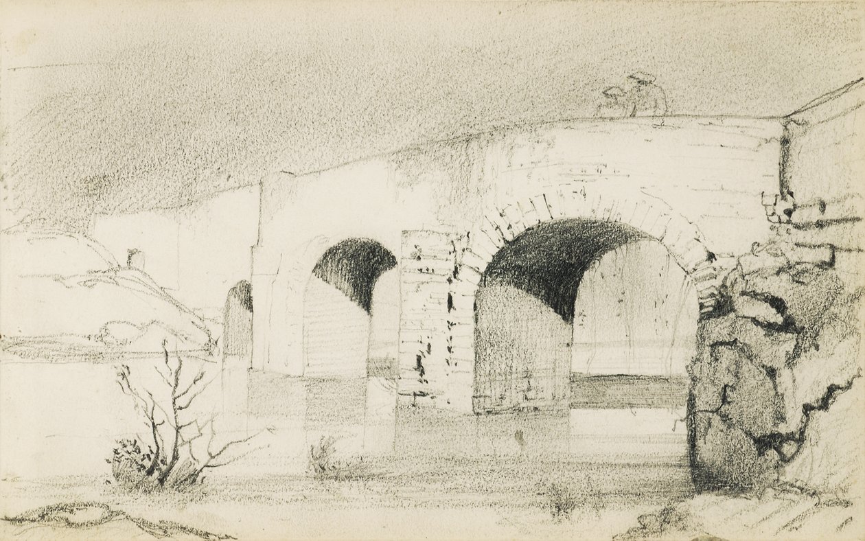 Piirustus albumista nimeltä "The Baskimaa", 1862-63 tekijältä Odilon Redon