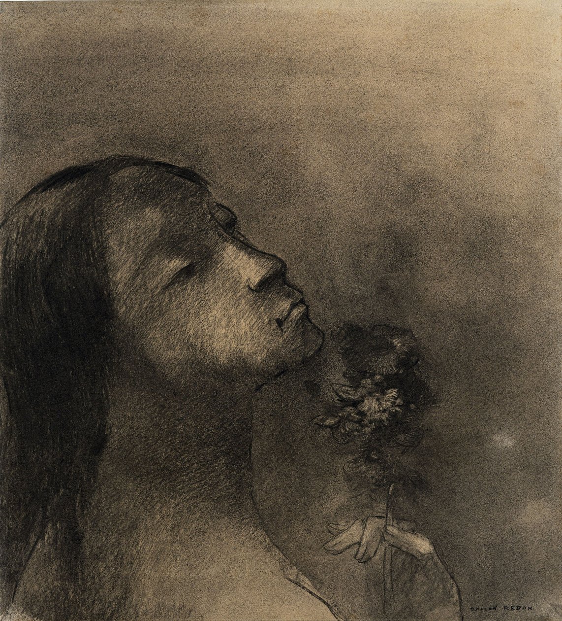 Pahan kukka tekijältä Odilon Redon