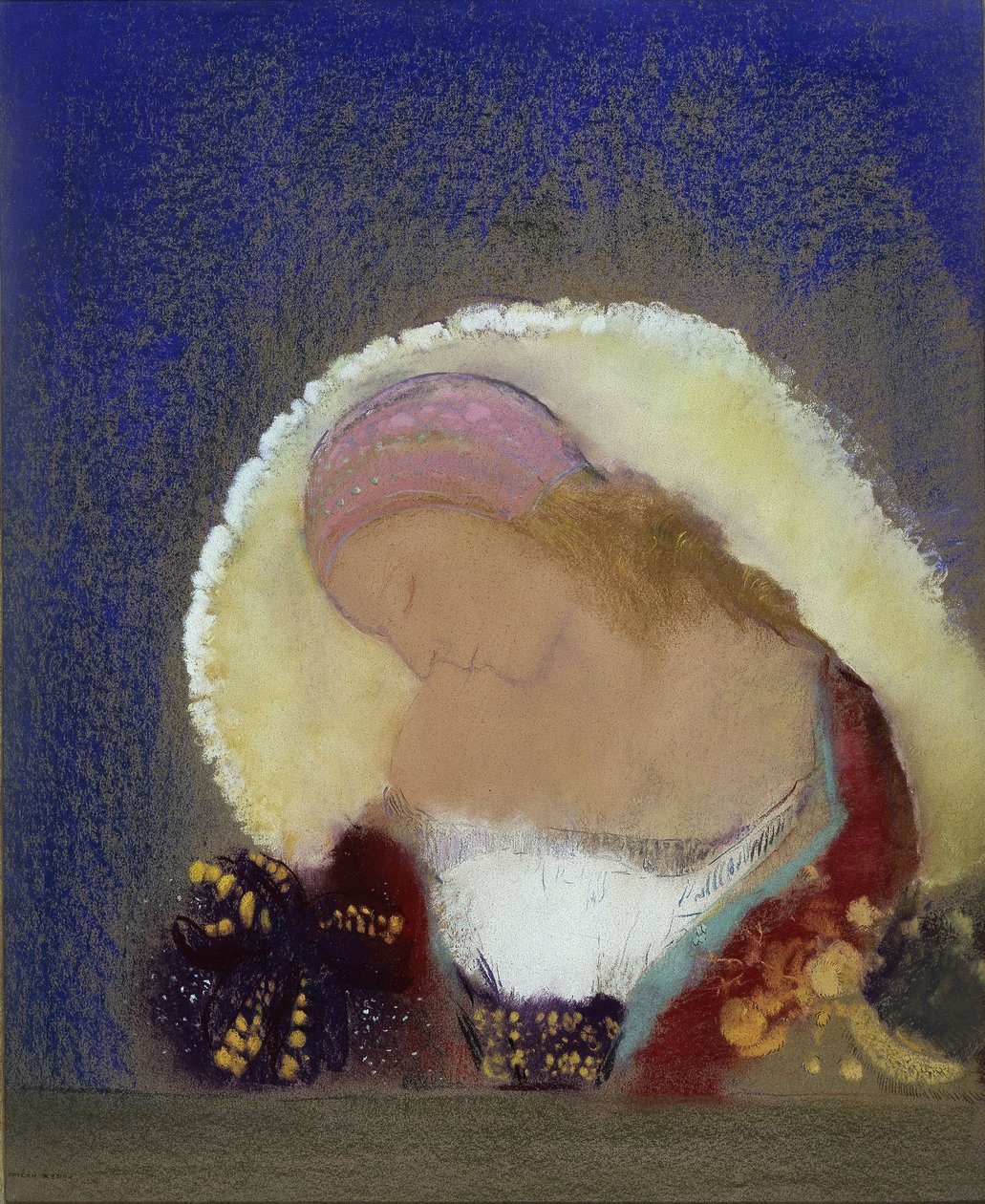 Valaistu kukka tekijältä Odilon Redon