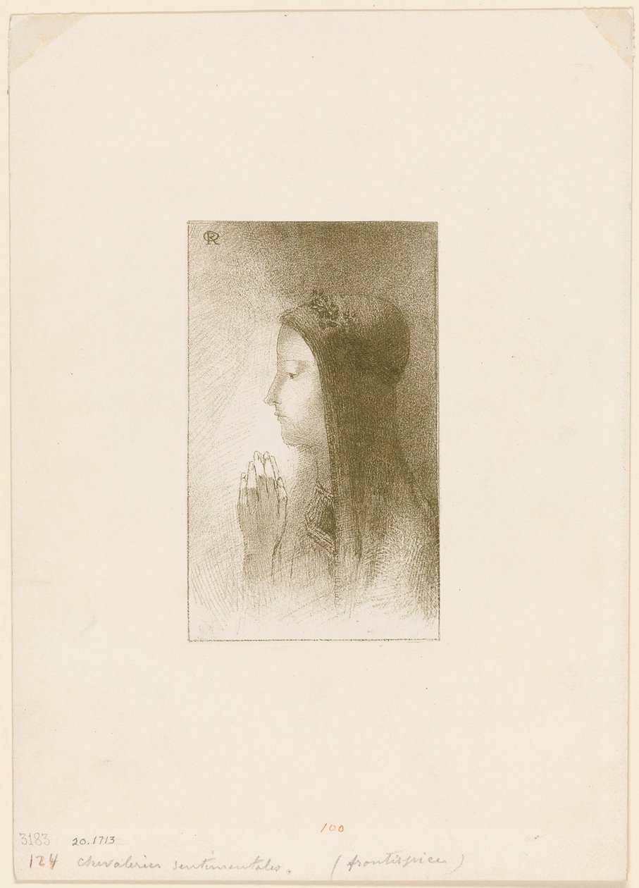 Ferdinand Héroldin Chevalieres sentimentalesin etukappale tekijältä Odilon Redon