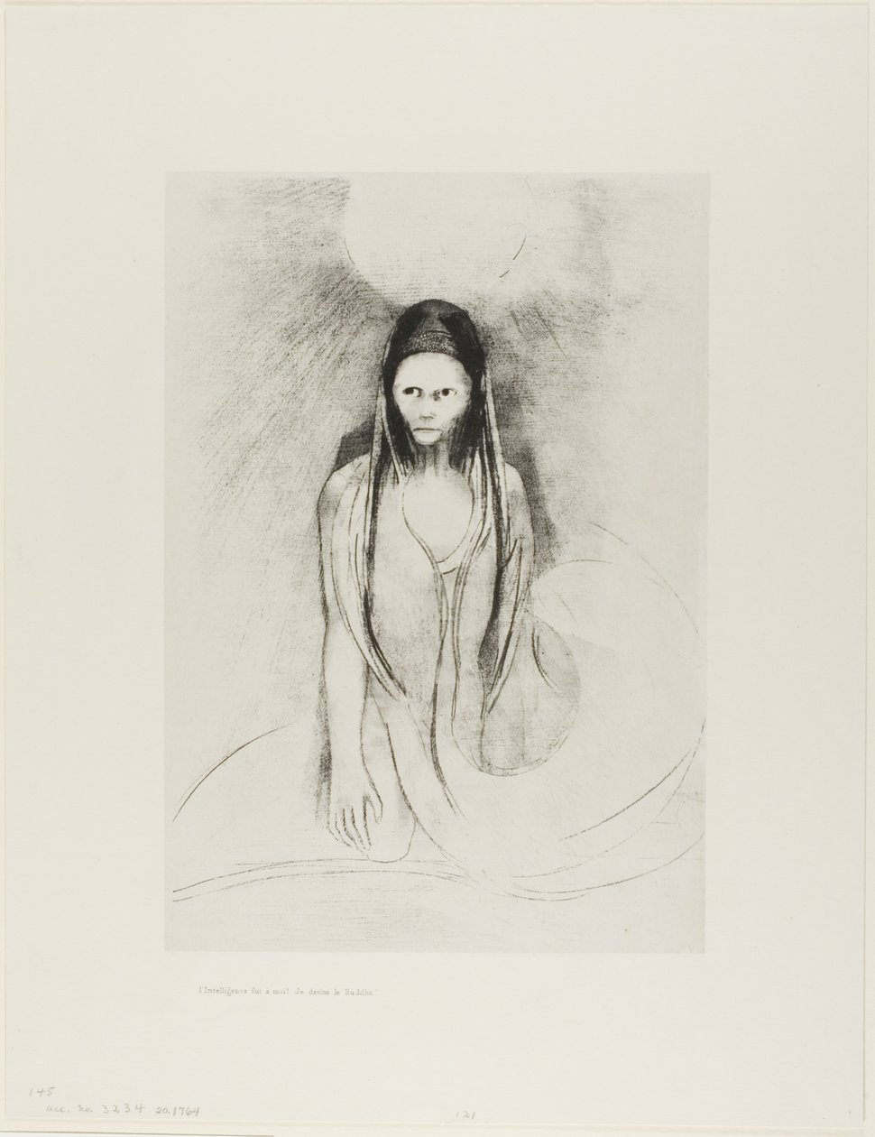 Älykkyys oli minun! Minusta tuli Buddha, levy 12/24 tekijältä Odilon Redon