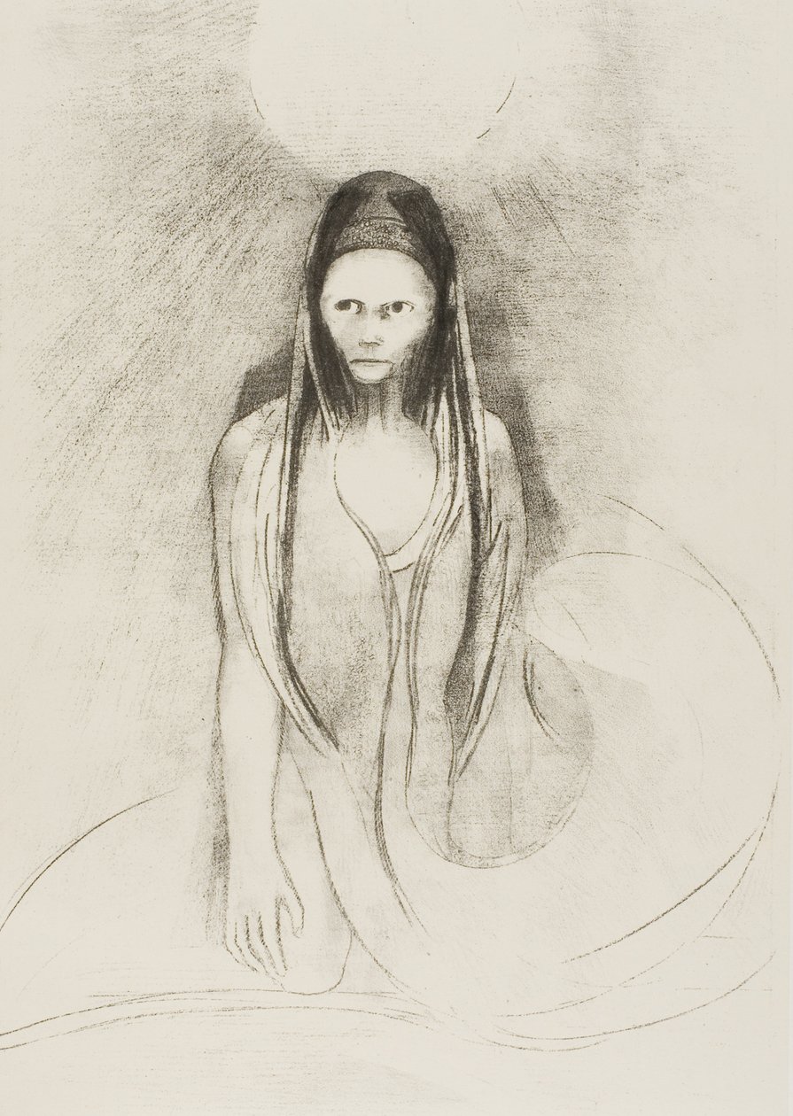 Älykkyys oli minun! Minusta tuli Suuri Buddha!, levy 12/24 tekijältä Odilon Redon