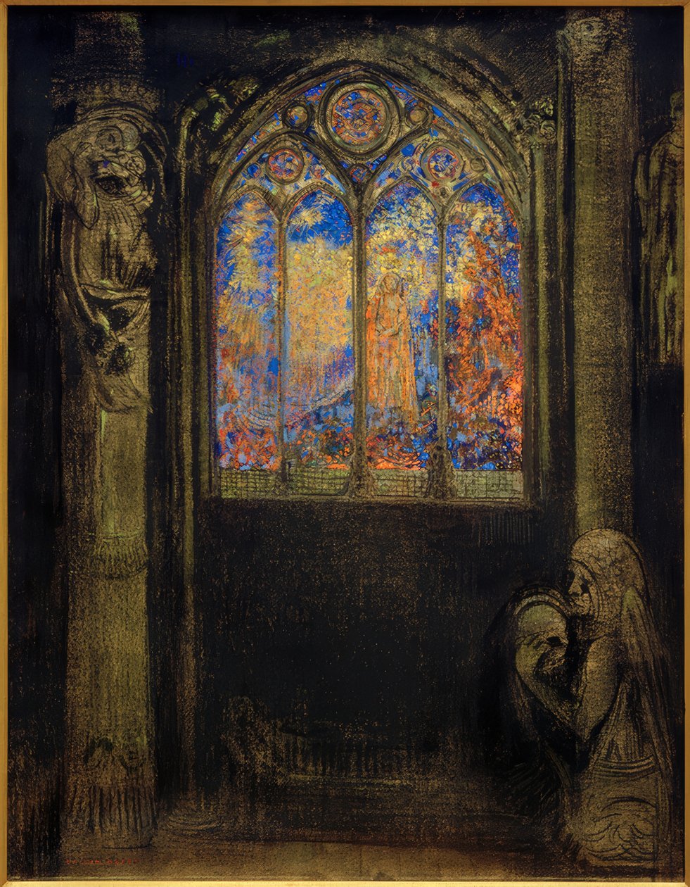 Kirchenfenster tekijältä Odilon Redon