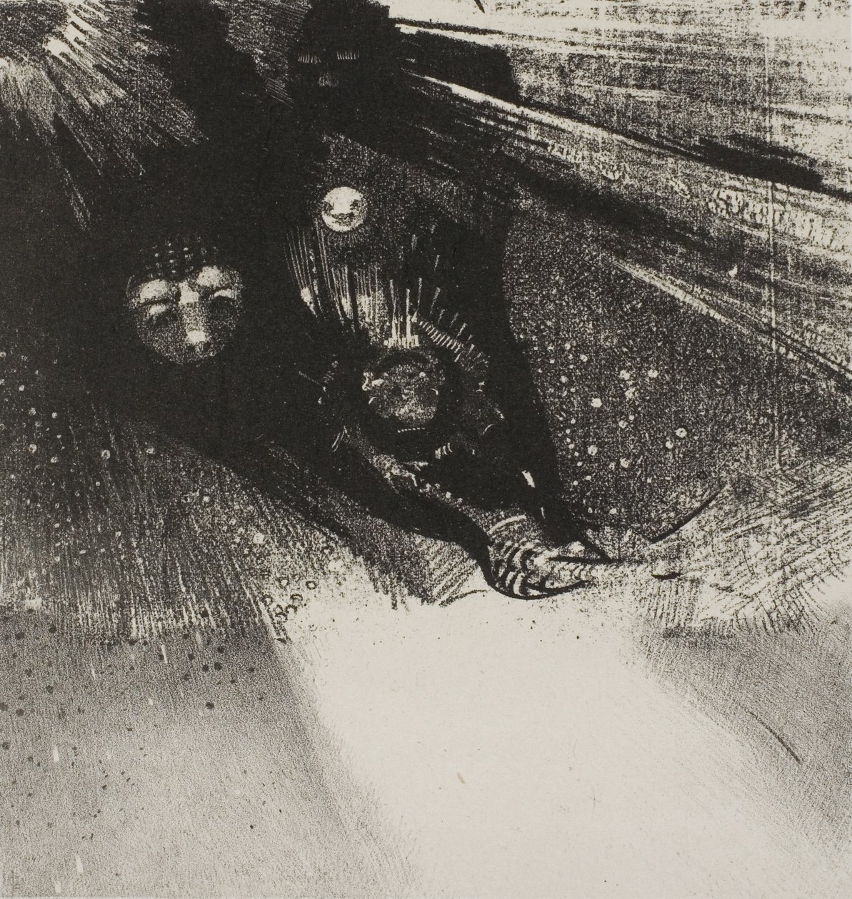 Toukat niin verettömät ja niin kauhistuttavat, levy 5/6 tekijältä Odilon Redon