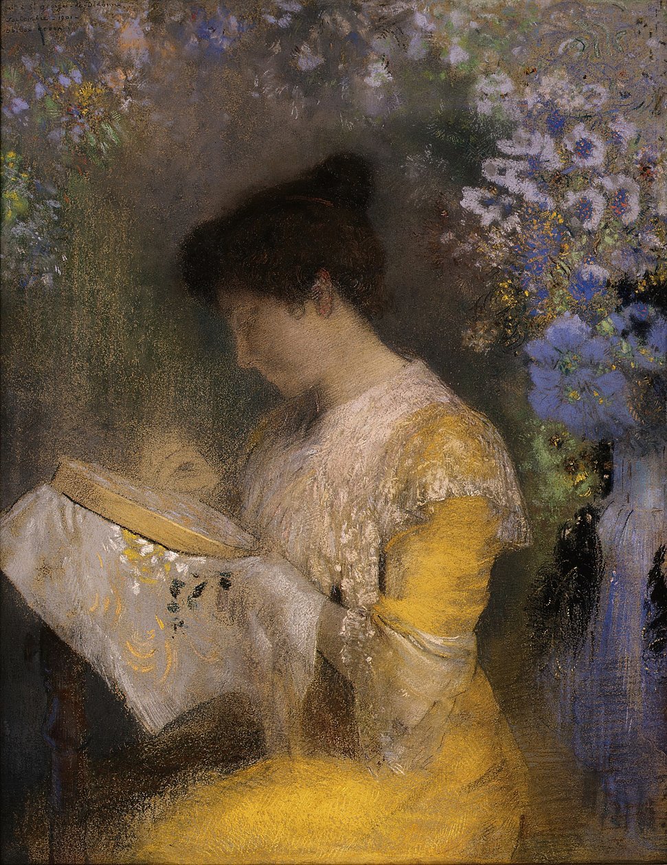 Rouva Arthur Fontaine tekijältä Odilon Redon