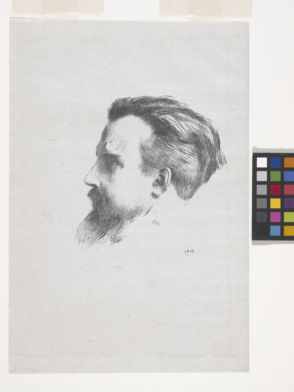 Maurice Denis (litografia sobre papel chine volant) finlandês tekijältä Odilon Redon