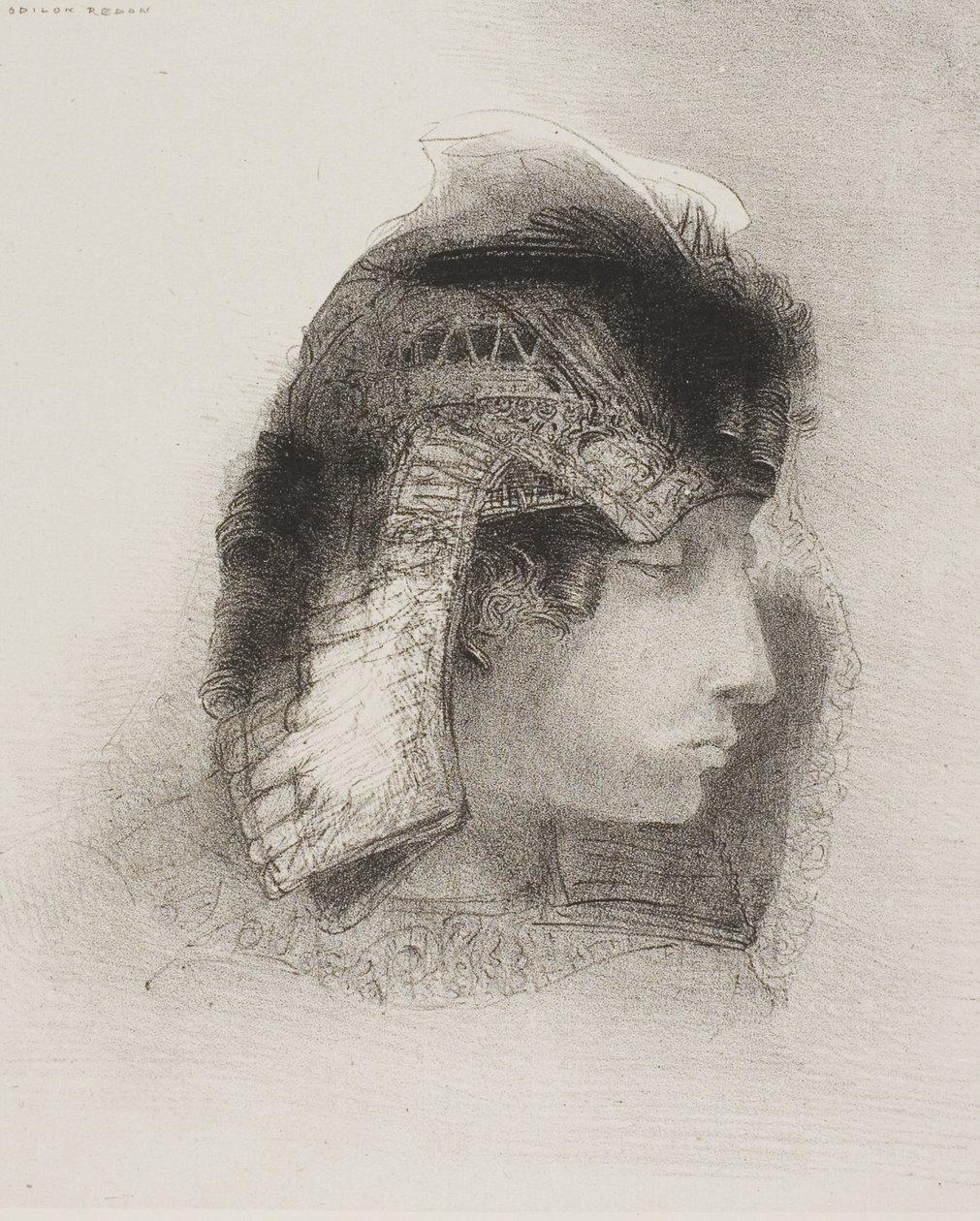 Suudelmissani on hedelmän maku, joka sulaisi sydämessäsi!, lautanen 4/24 tekijältä Odilon Redon