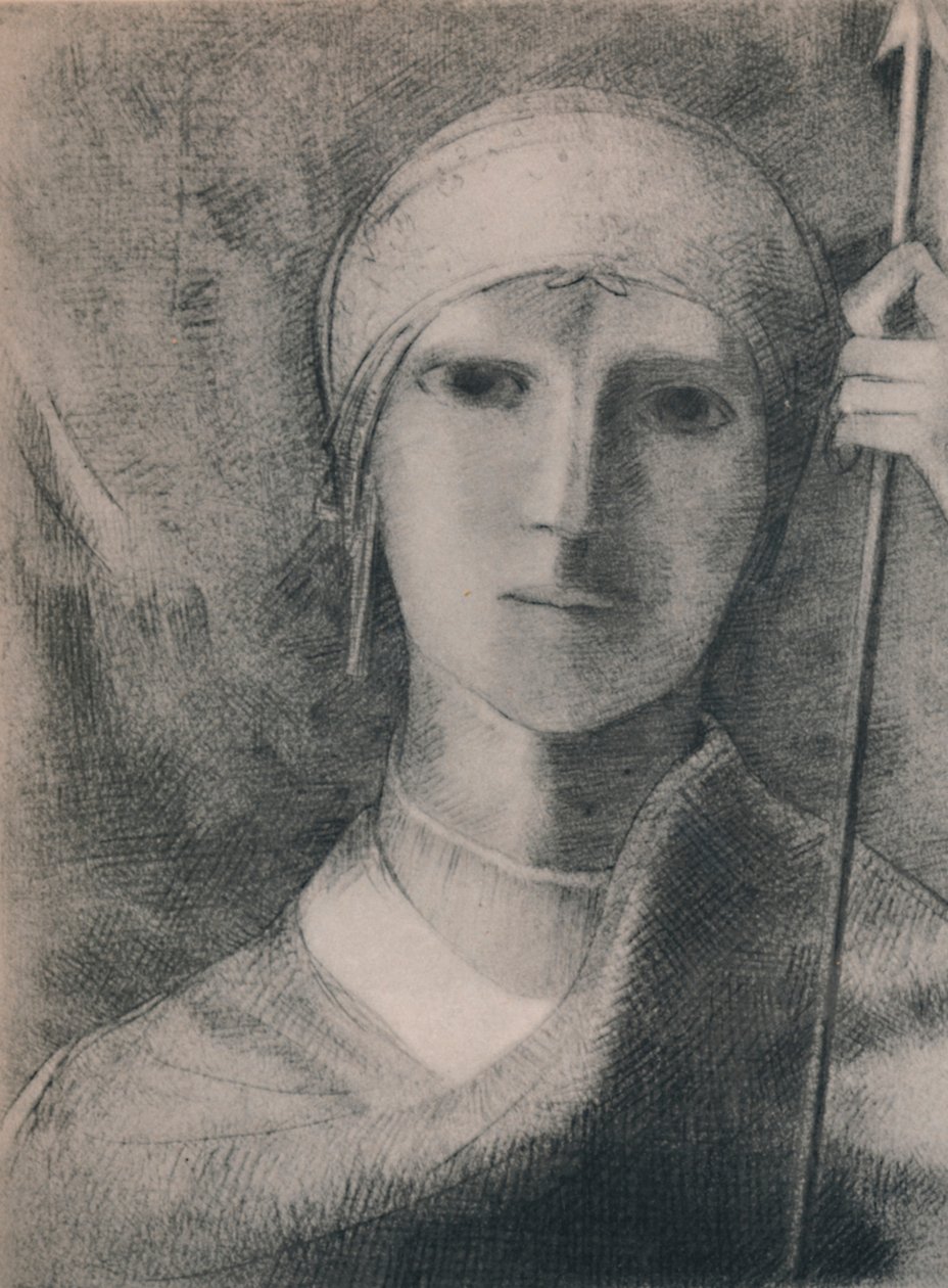 Parsifal, k. 1891, 1946 tekijältä Odilon Redon