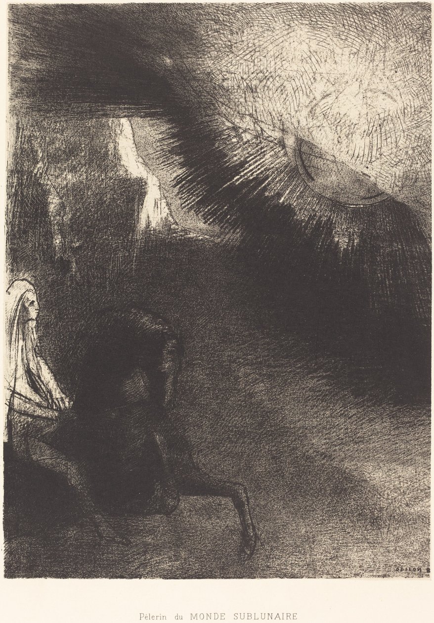 Alimaailman pyhiinvaeltaja tekijältä Odilon Redon
