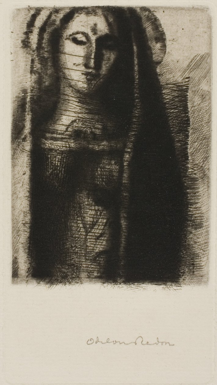 Prinsessa Maleine (Pikku Madonna) tekijältä Odilon Redon
