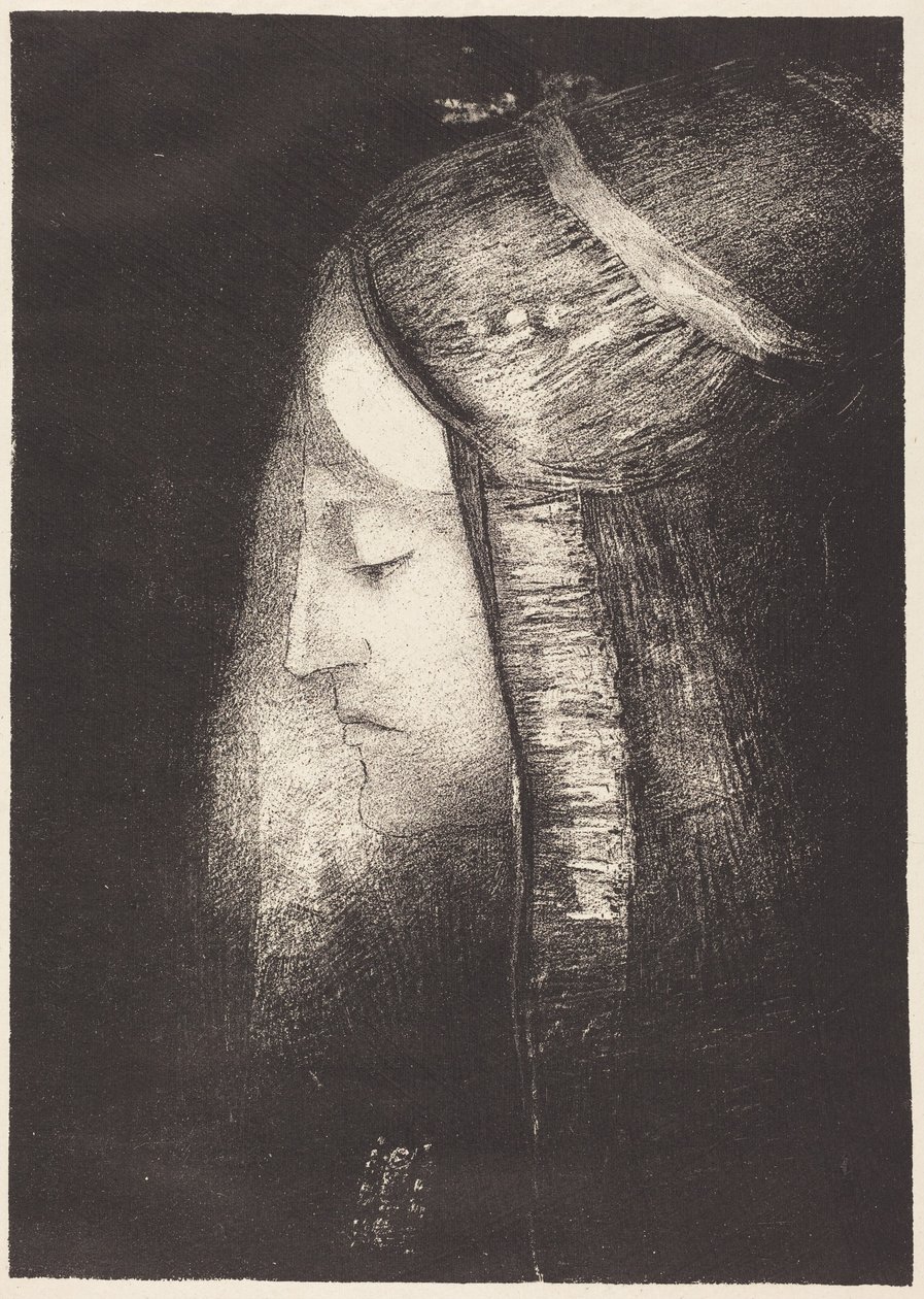 Valoprofiili (Profile of light) tekijältä Odilon Redon