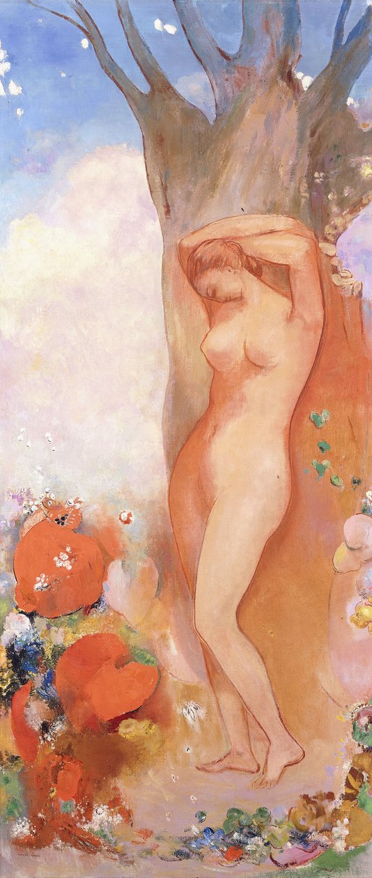 Rebirth, noin 1908 tekijältä Odilon Redon
