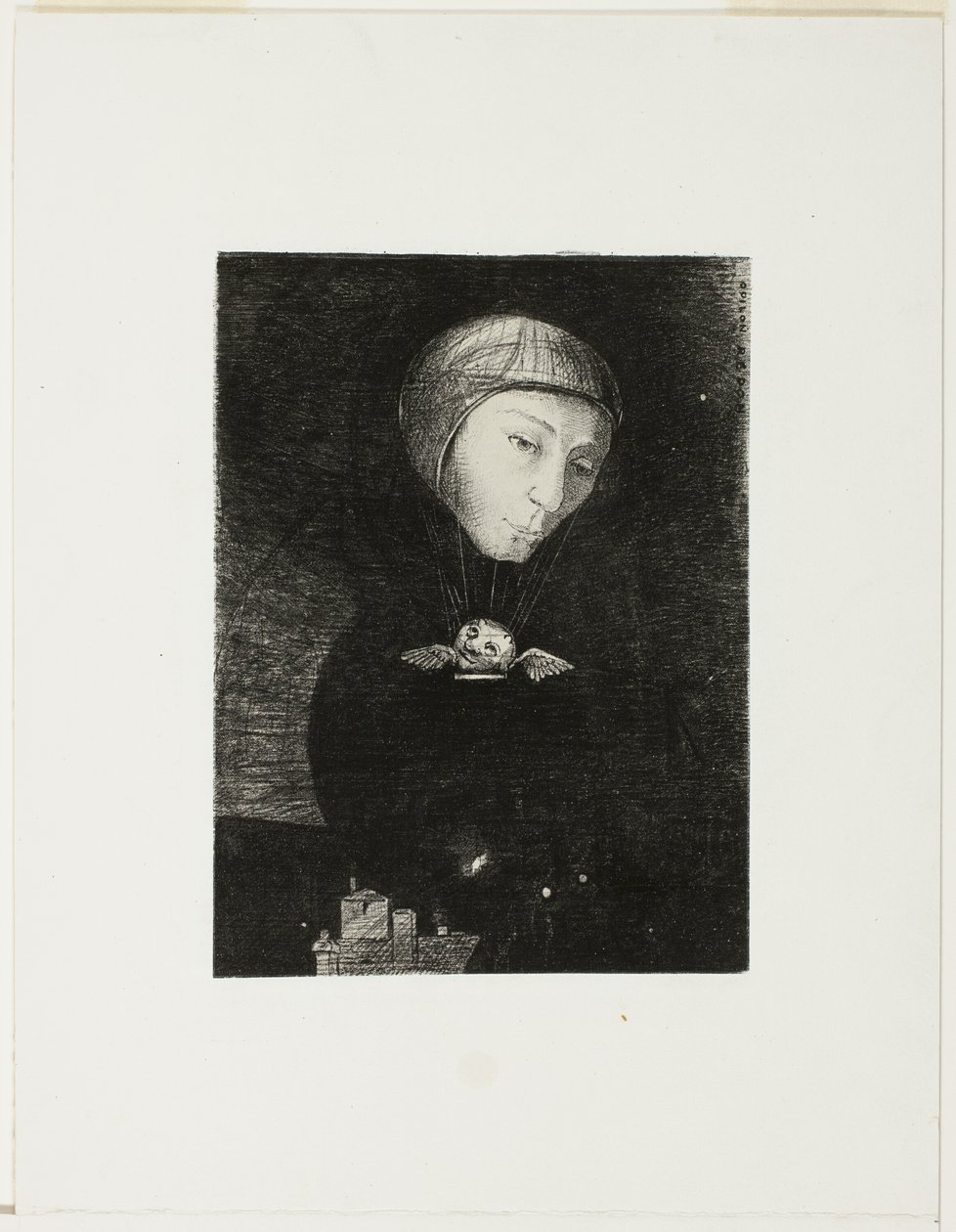 Sad Ascent, levy yhdeksän In Dreamsista tekijältä Odilon Redon