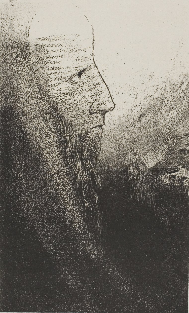 Saint Anthony: "Auta minua, oi Jumalani!", levy 2/24 tekijältä Odilon Redon