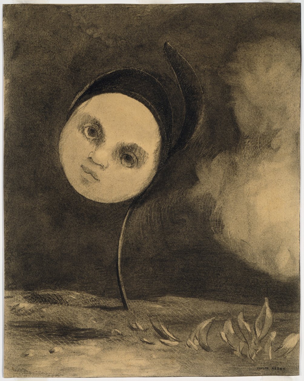 Outo kukka (Köyhän sisaren pikku sisar) tekijältä Odilon Redon