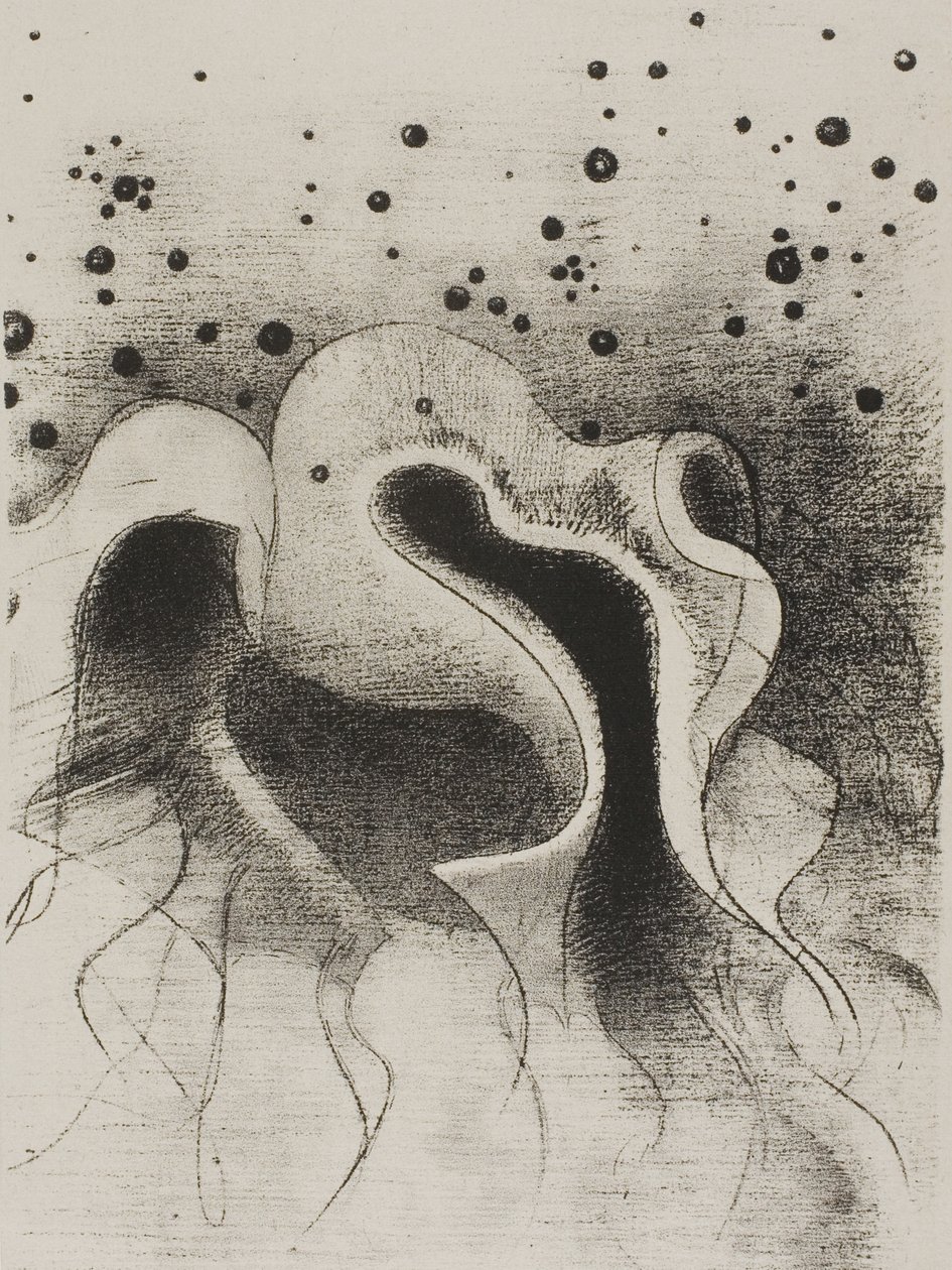 The Beasts of the Sea, Pyöreä kuin nahkapullot, levy 22/24 tekijältä Odilon Redon