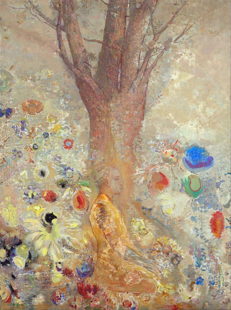 Buddha - Odilon Redonin maalaus (1840-1916) tekijältä Odilon Redon