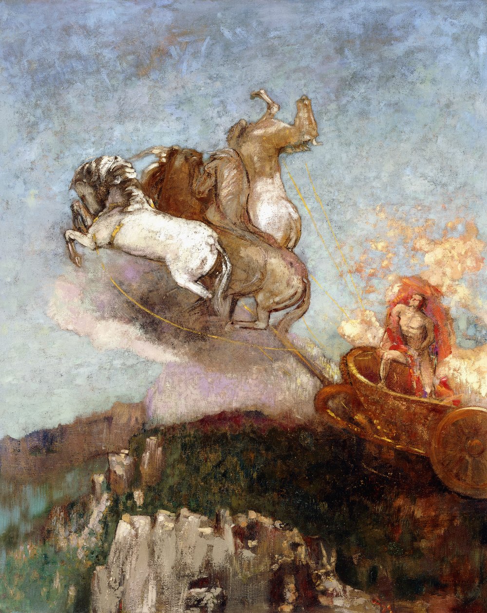 Apollon vaunut, 1907-1908 tekijältä Odilon Redon