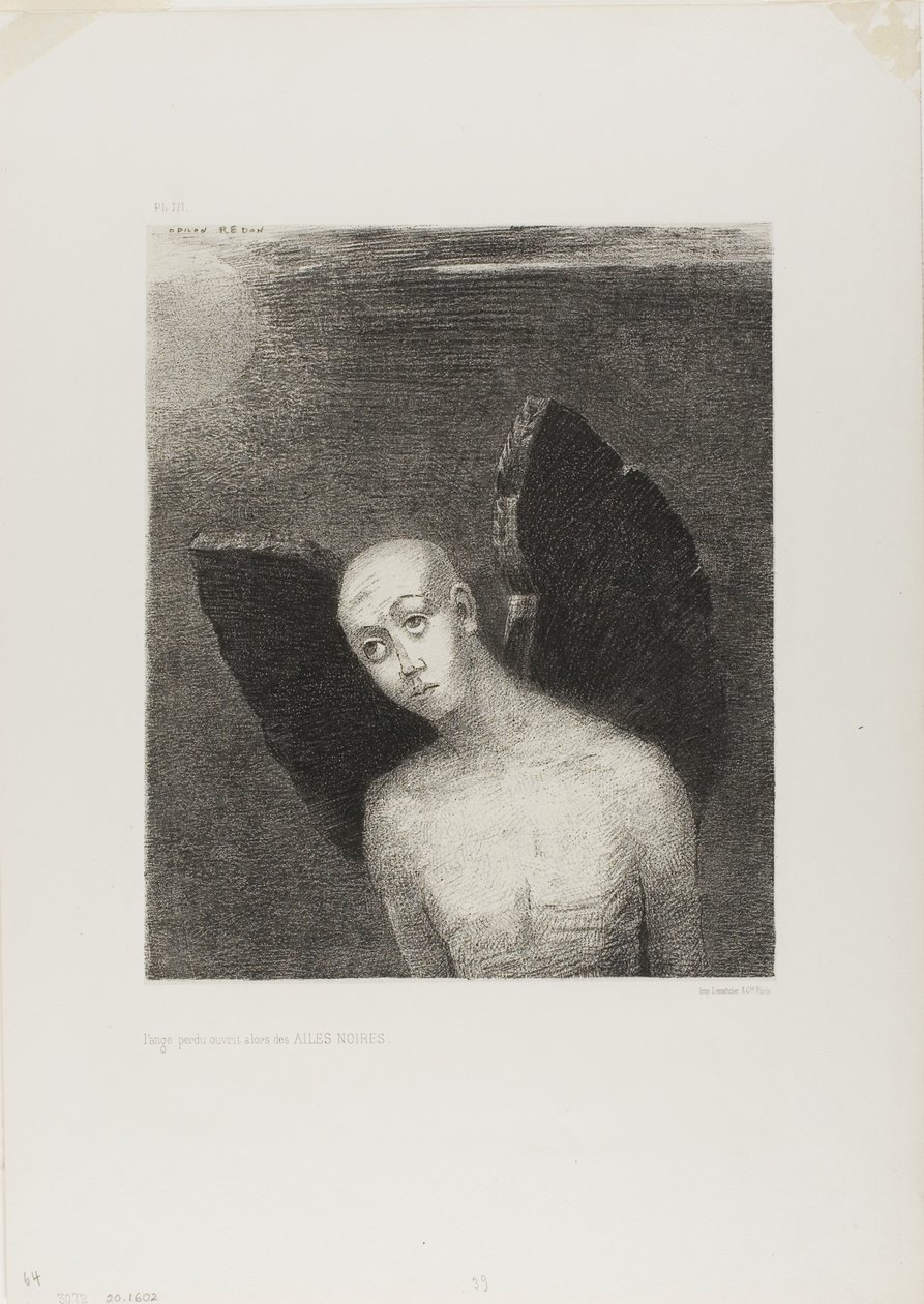 Kadonnut enkeli avasi sitten Black Wings, Nightista tekijältä Odilon Redon