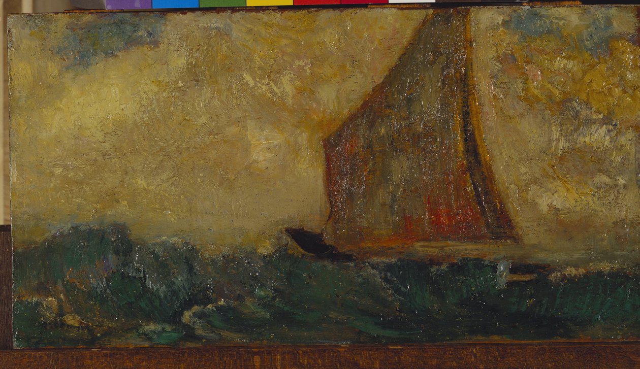 Mystinen vene tekijältä Odilon Redon
