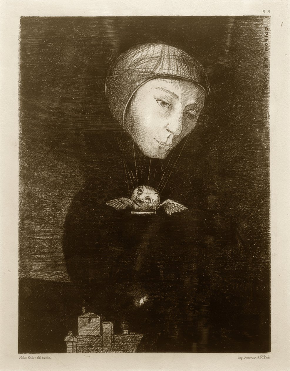 Surullinen nousu tekijältä Odilon Redon
