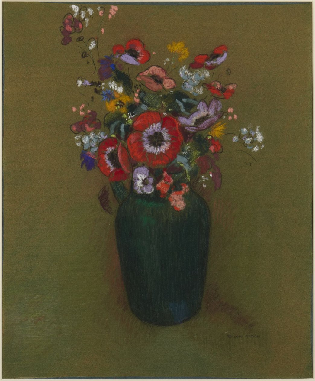 Kukkamaljakko tekijältä Odilon Redon