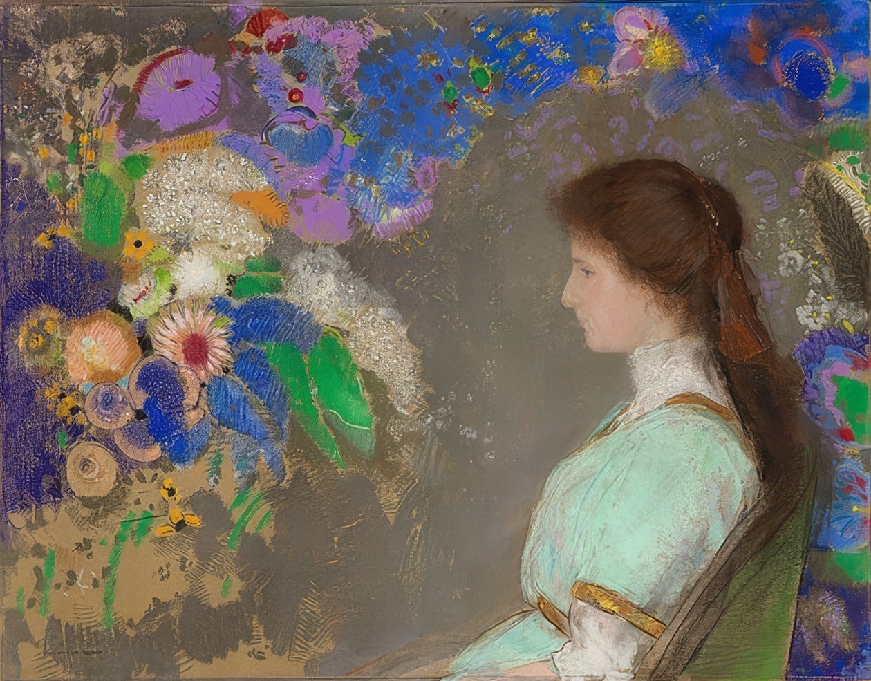 Violette Heymann. 1910 tekijältä Odilon Redon