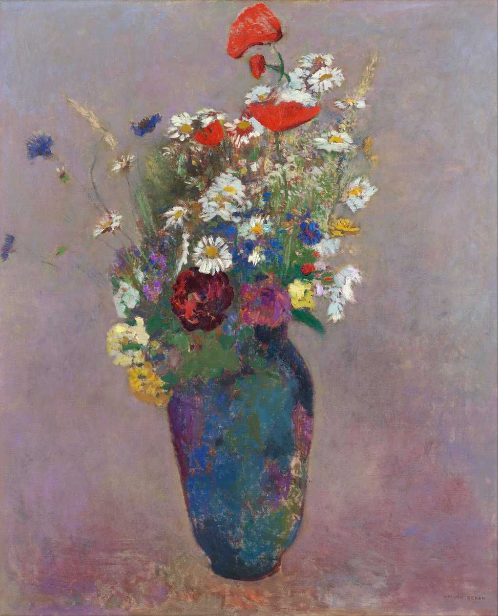 Visio: Redonin, Odilonin (1840-1916) kukkamaljakko tekijältä Odilon Redon