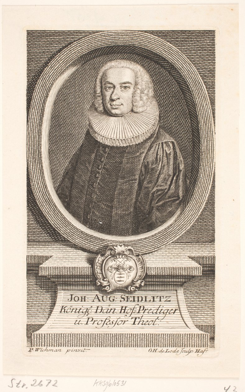 Johan August Seidlitz, pappi tekijältä Odvardt Helmoldt de Lode
