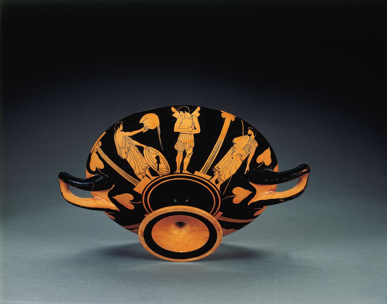 Ullakko punahahmoinen kylix, noin 470 eaa tekijältä Oedipus Painter