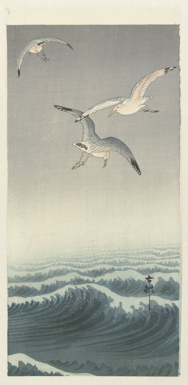 Kolme lokkia tekijältä Ohara Koson