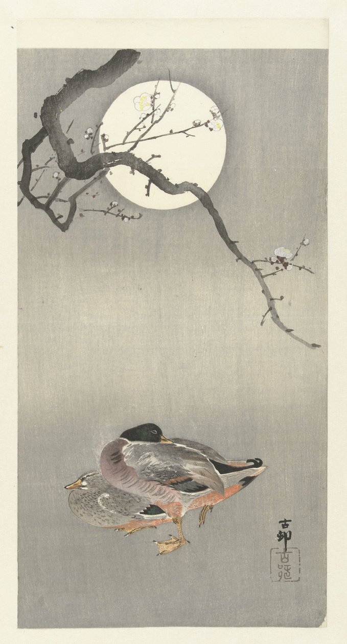 Ankat täysikuussa tekijältä Ohara Koson