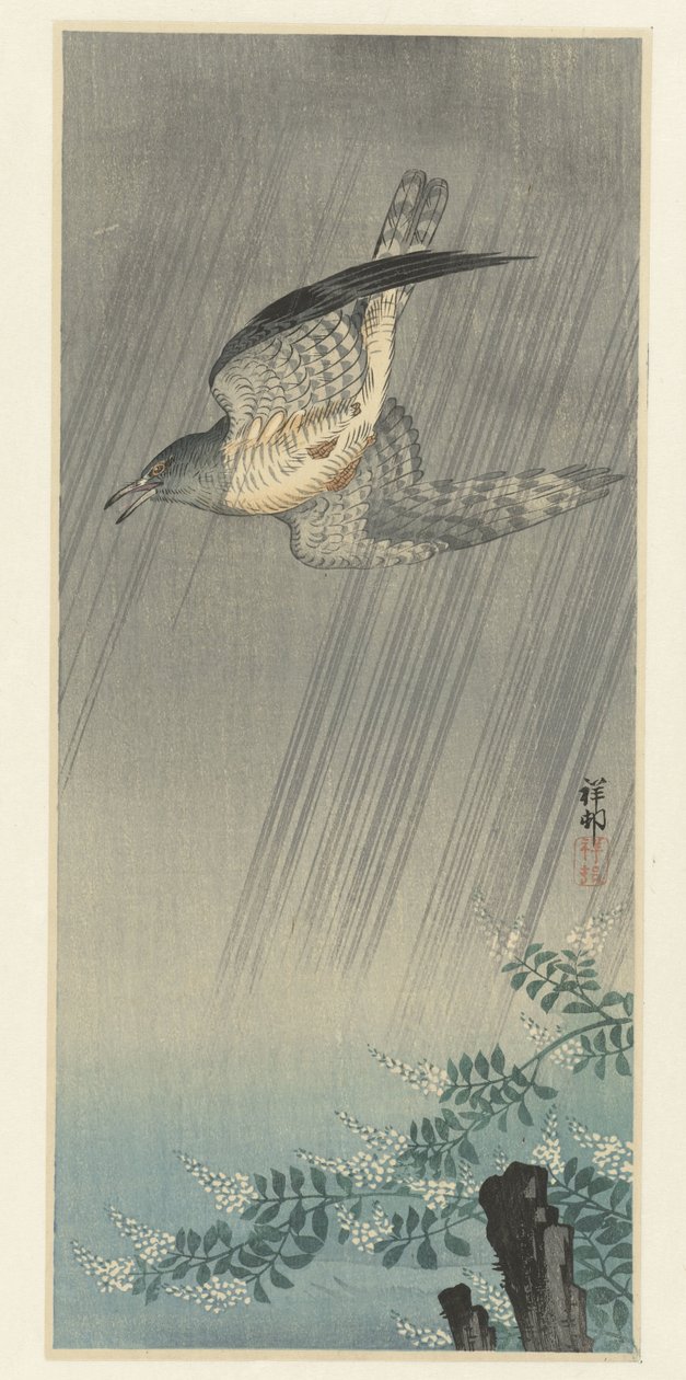 Käki myrskyssä tekijältä Ohara Koson