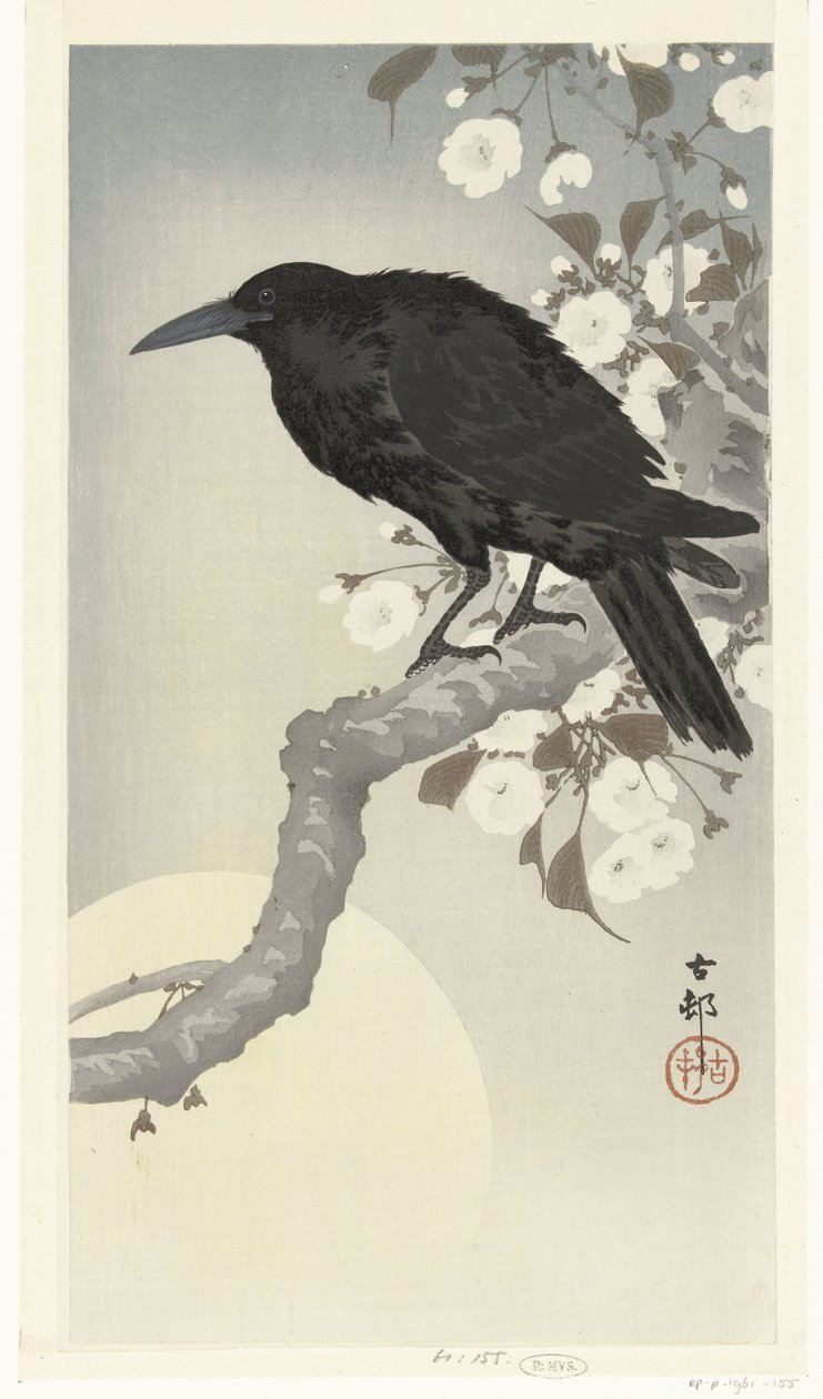 Varis täysikuussa tekijältä Ohara Koson