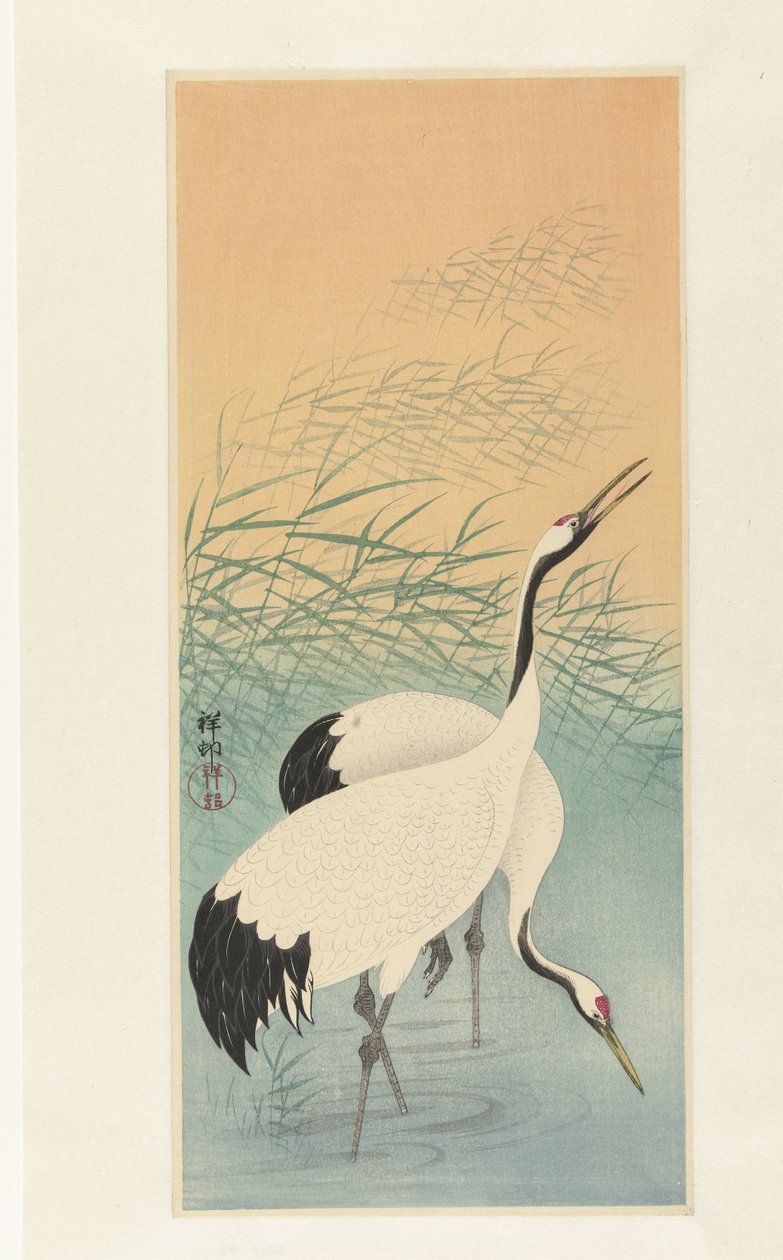 Kaksi nosturia tekijältä Ohara Koson