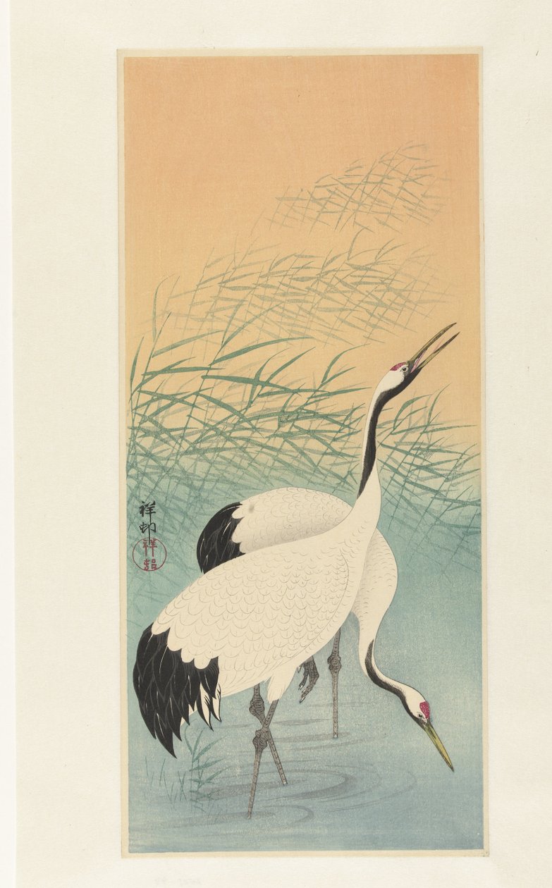 Kaksi nosturia tekijältä Ohara Koson