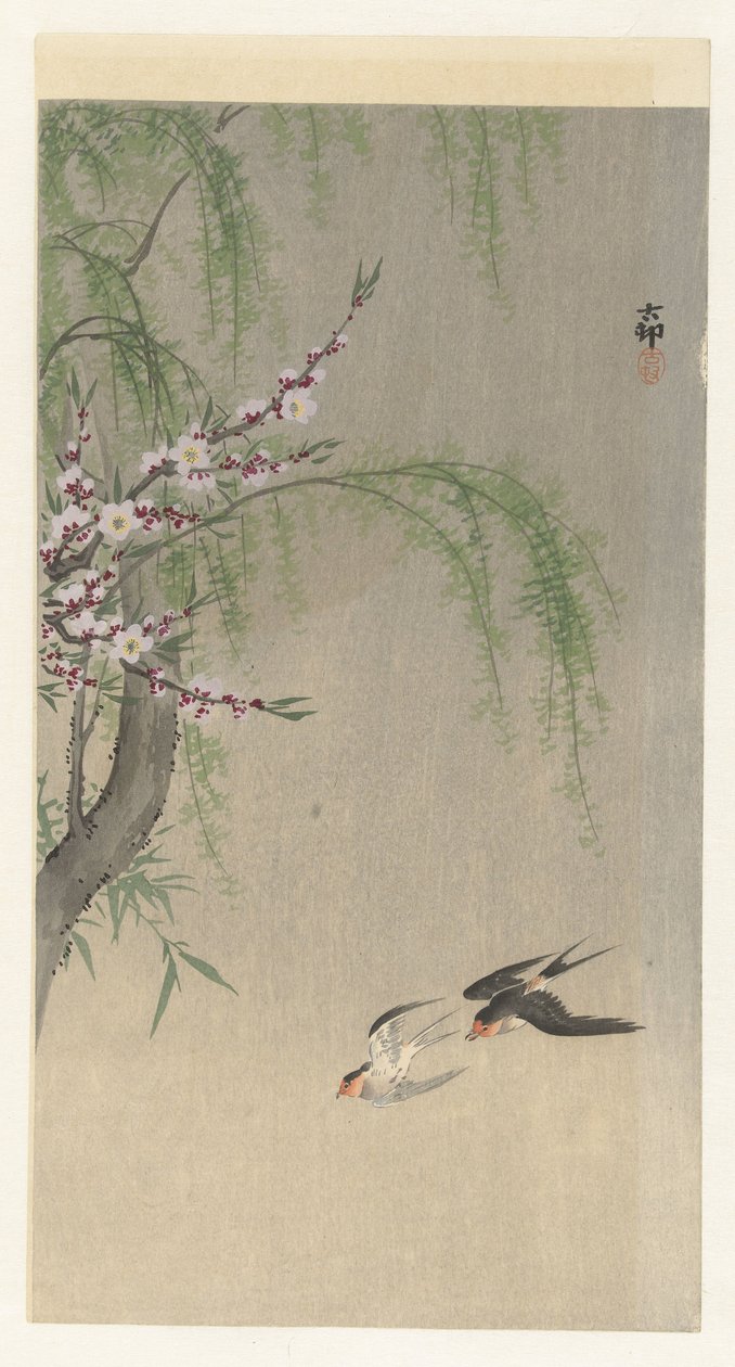 Pääskyset lennossa tekijältä Ohara Koson