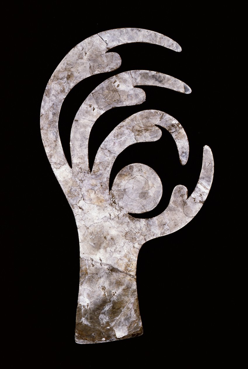 Linnun kynsileikkaus, 200 eKr.-400 jKr (kiille) tekijältä Ohio Hopewell culture