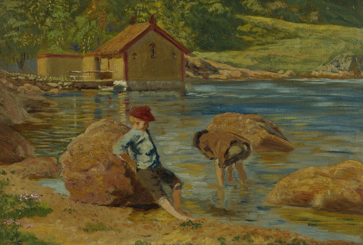 Maisema Forest Fjordista tekijältä Olaf Isaachsen