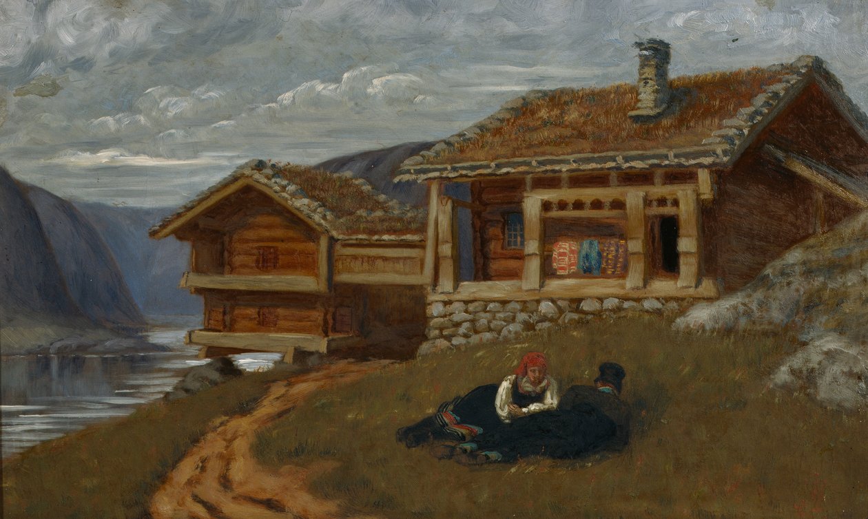 Setesdal (öljy kankaalle) tekijältä Olaf Isaachsen