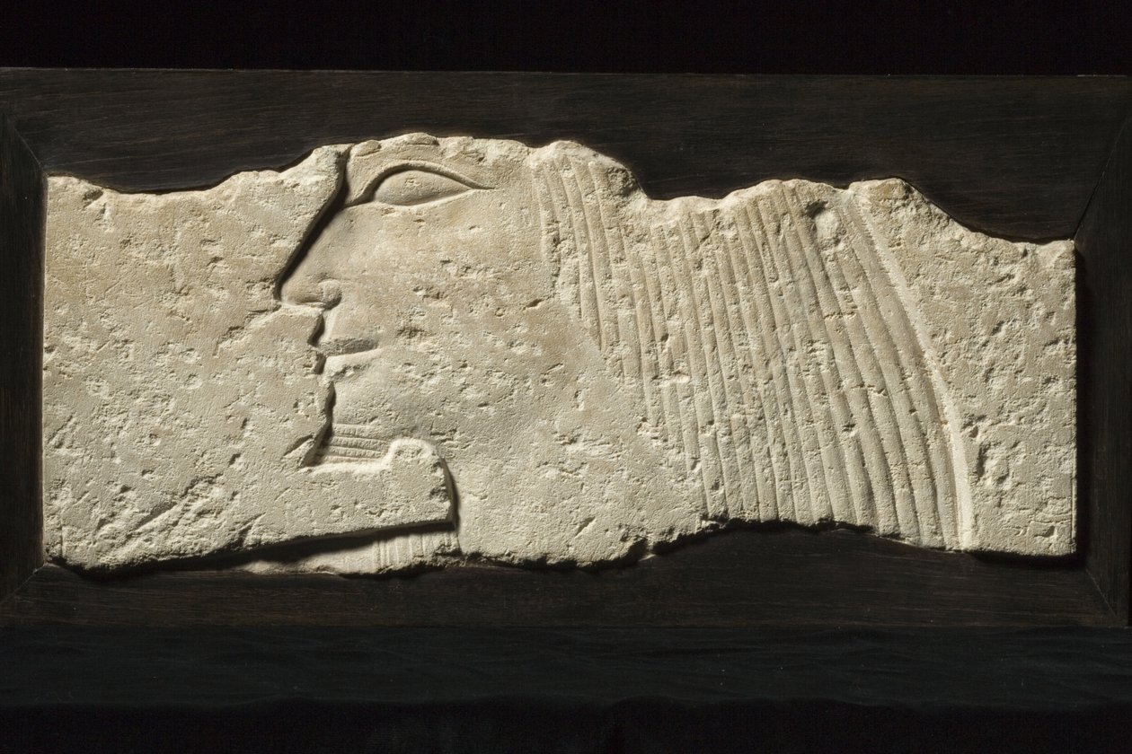 Reliefifragmentti, 5.-6. dynastia, 2454-2140 eKr. (kalkkikivi) tekijältä Old Kingdom Egyptian