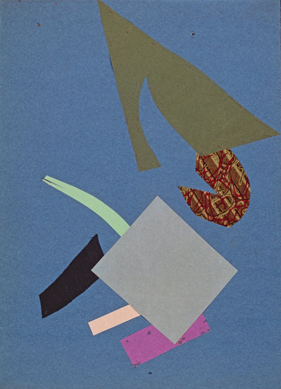 Fight Against the Ocean, 1916 (kollaasi) tekijältä Olga Rozanova