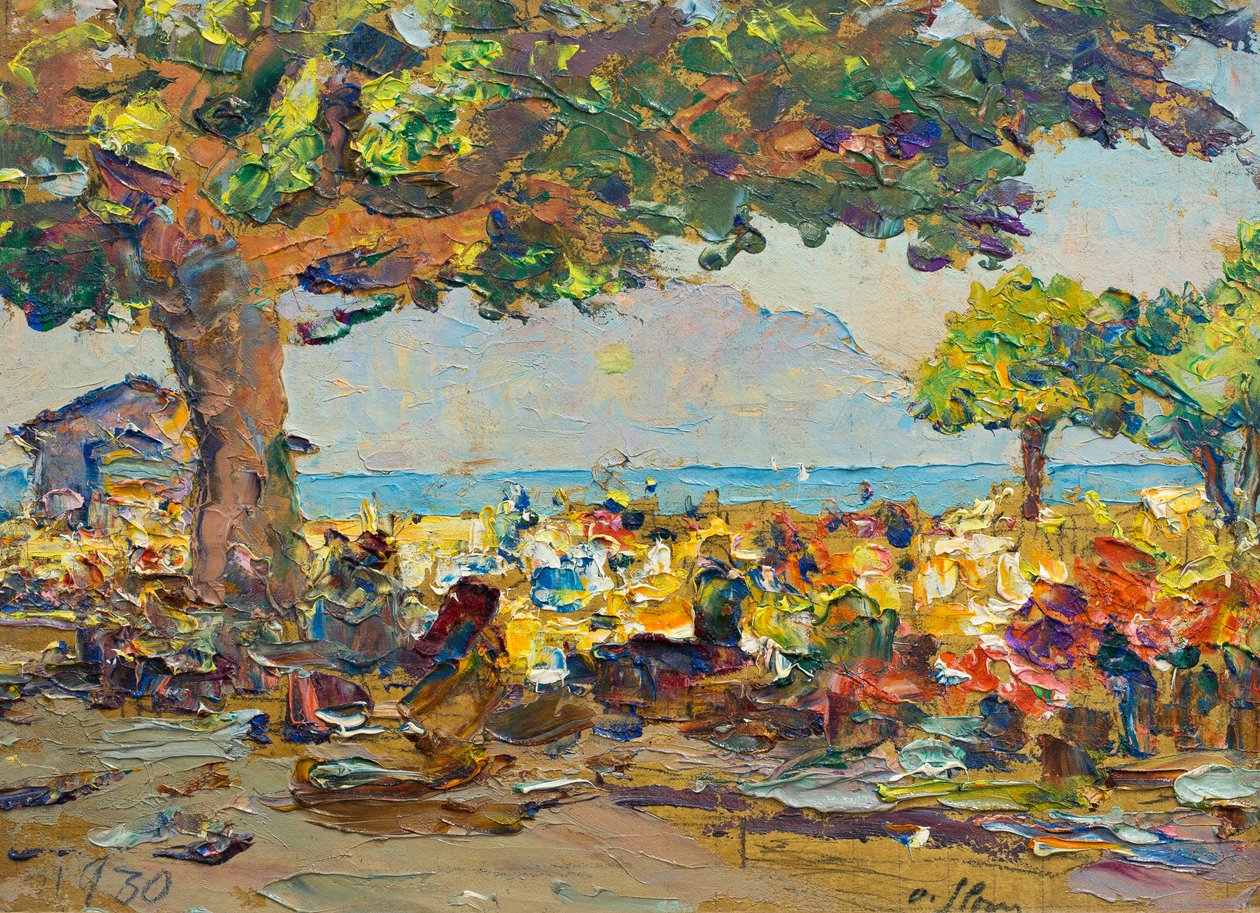 Mercado em Veveyfinnish tekijältä Olga (1881 1941) Slomszynska