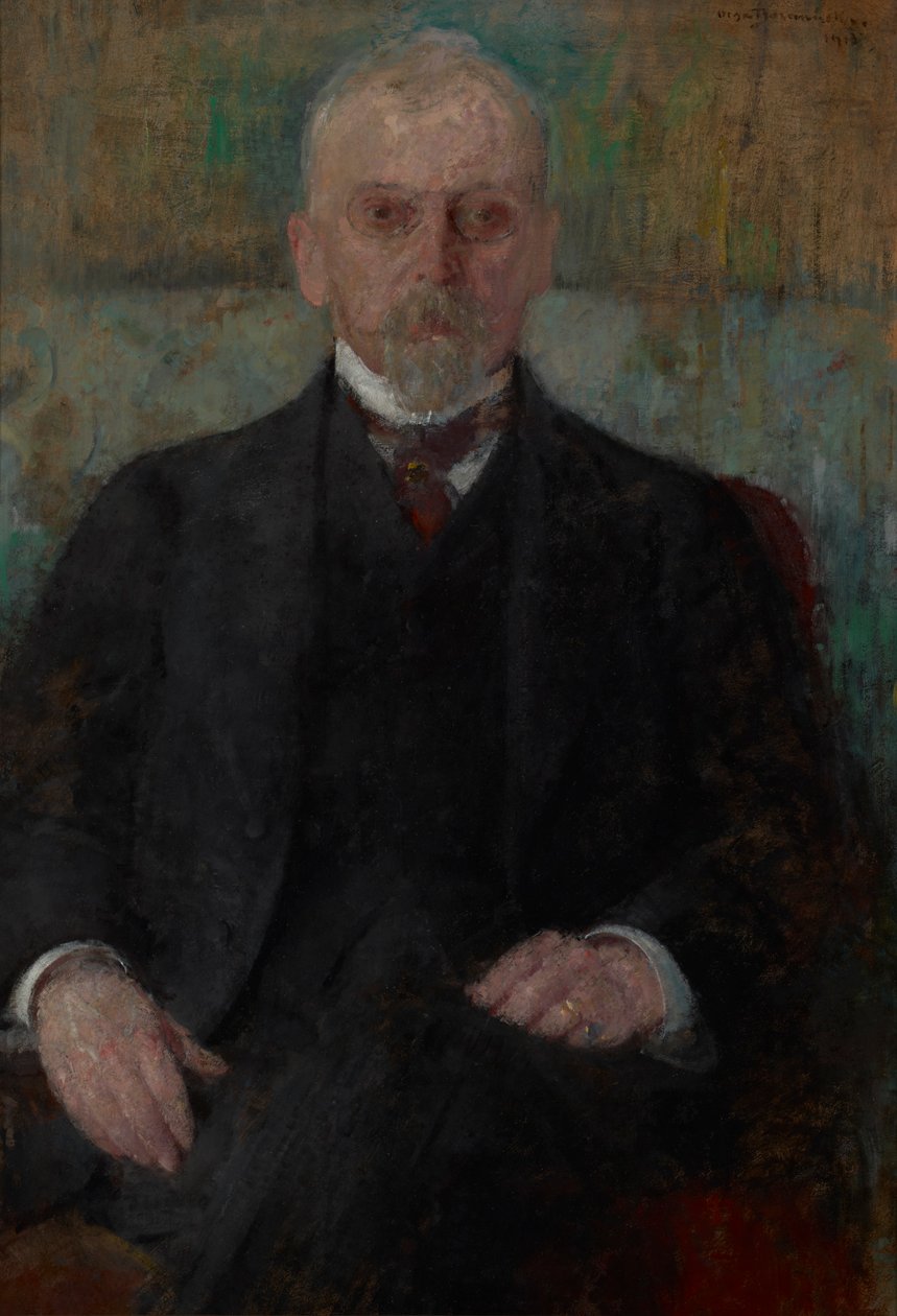 Henryk Sienkiewiczin (1846-1916) muotokuva tekijältä Olga Boznanska