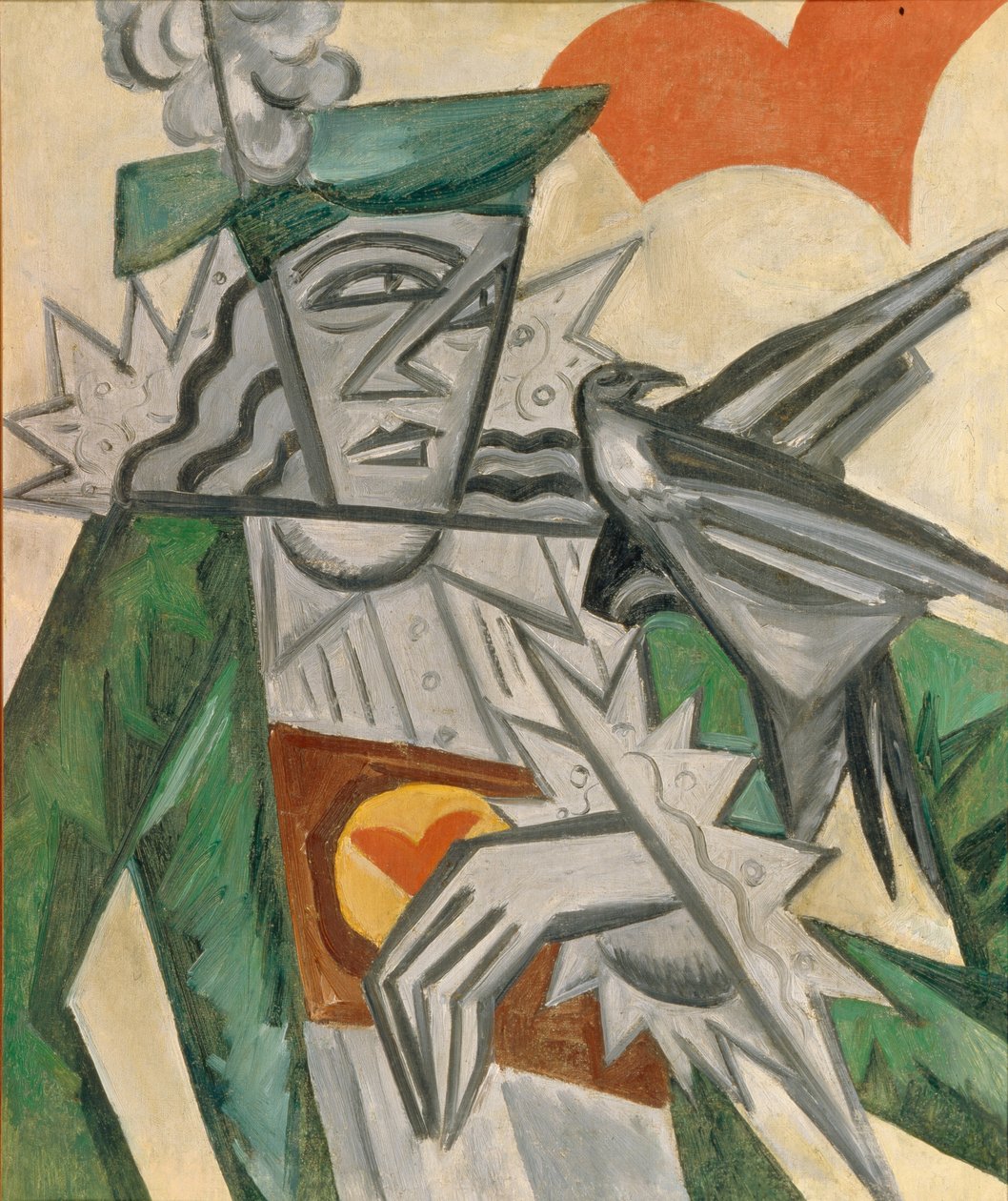 Jack of Hearts, 1913-1914 tekijältä Olga Rozanova