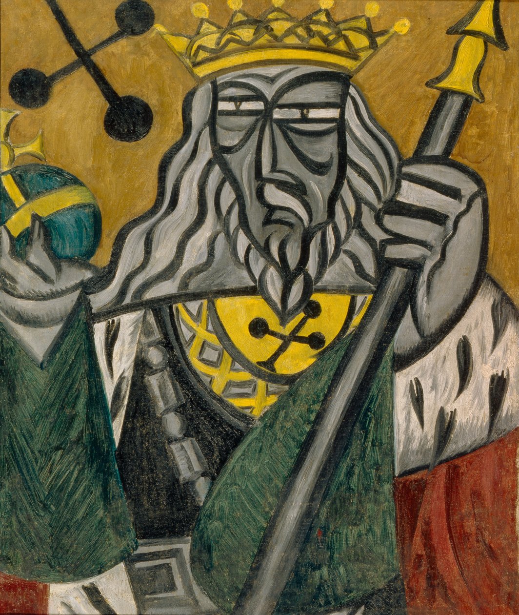 Klubien kuningas, 1915 tekijältä Olga Rozanova